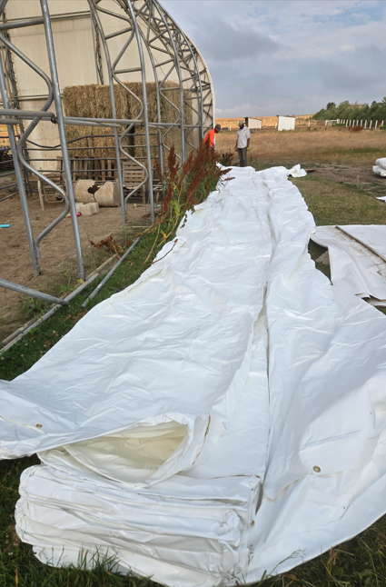 Unrolling the second pallet