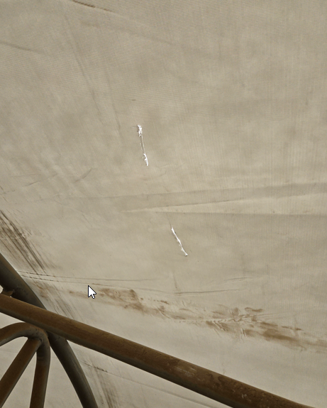 The hole in the first section