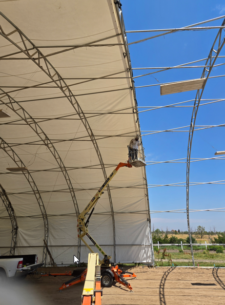 Stretching the webbing
