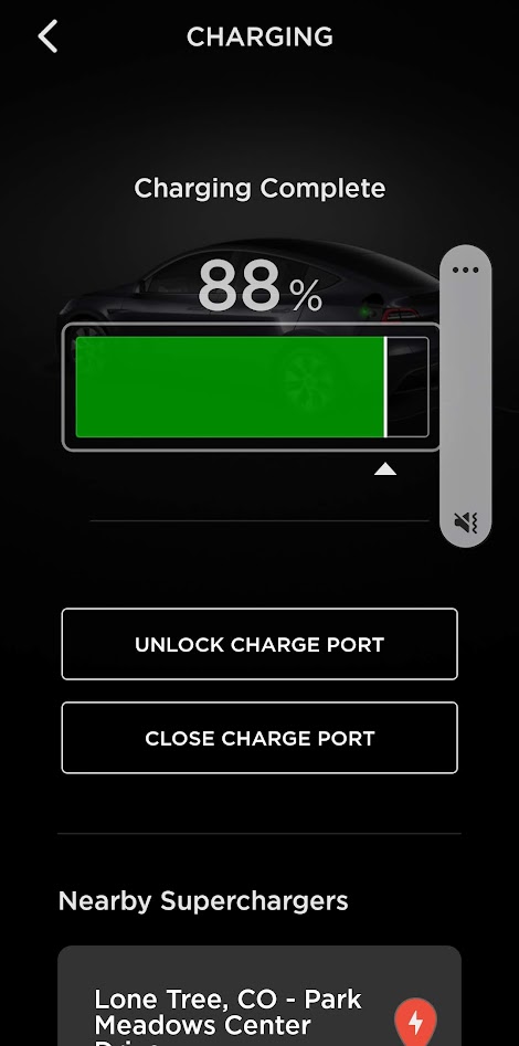 Charging complete