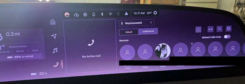 Lucid Gravity Cockpit Right Panel Phone