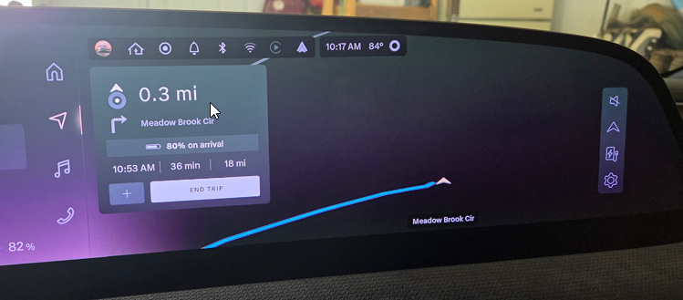 Lucid Gravity Cockpit Right Panel Nav Home