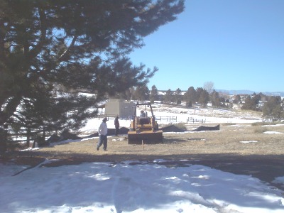 bobcat clearing space